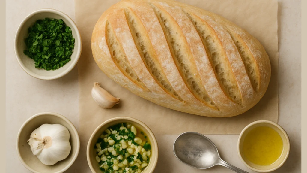 homemade bread garlic