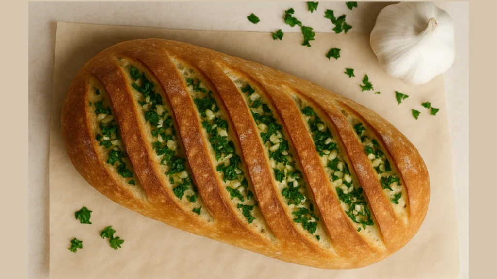 homemade bread garlic