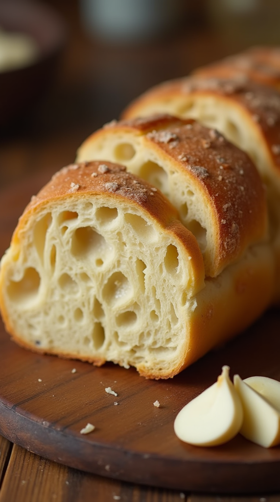 homemade bread garlic