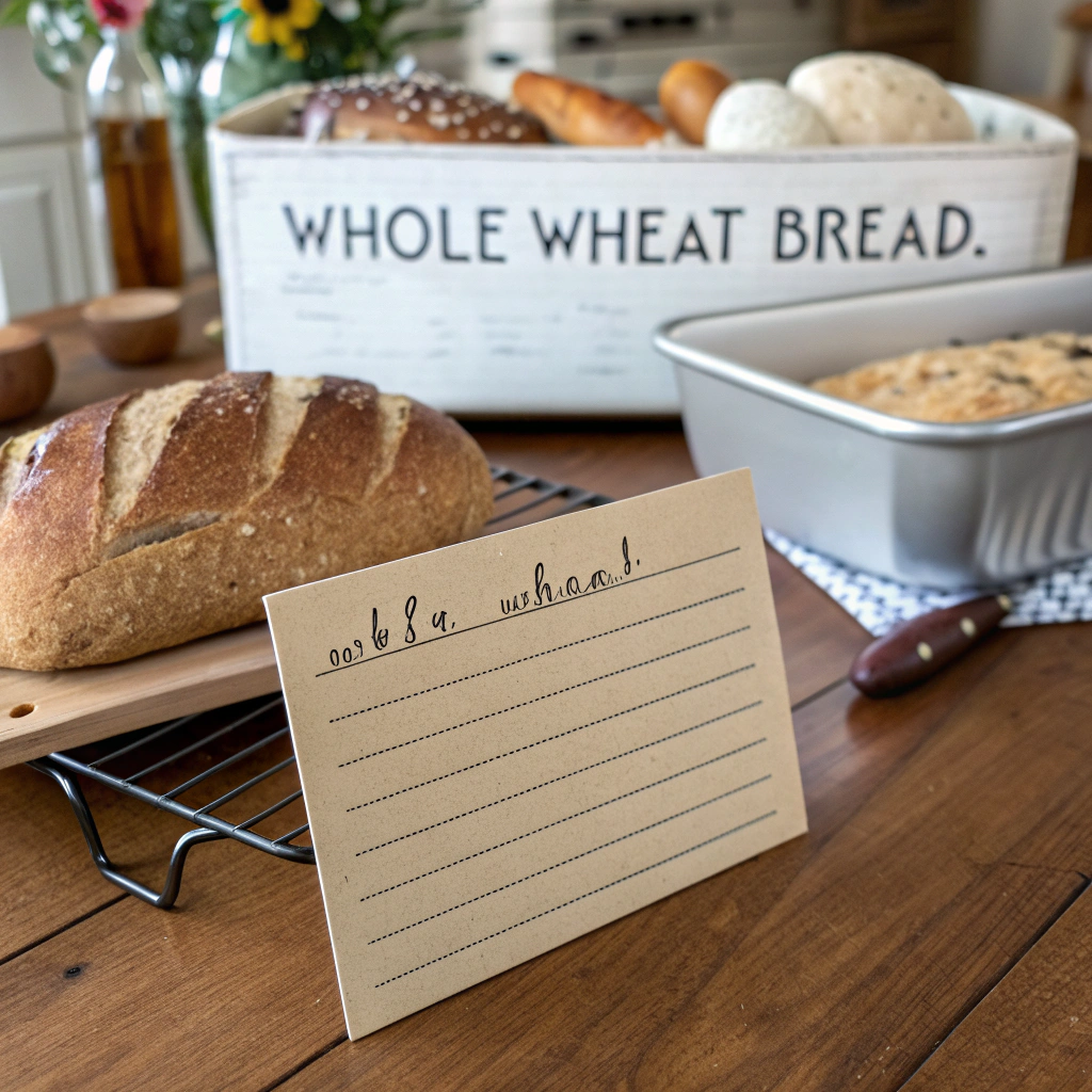 Whole Wheat Bread Recipe