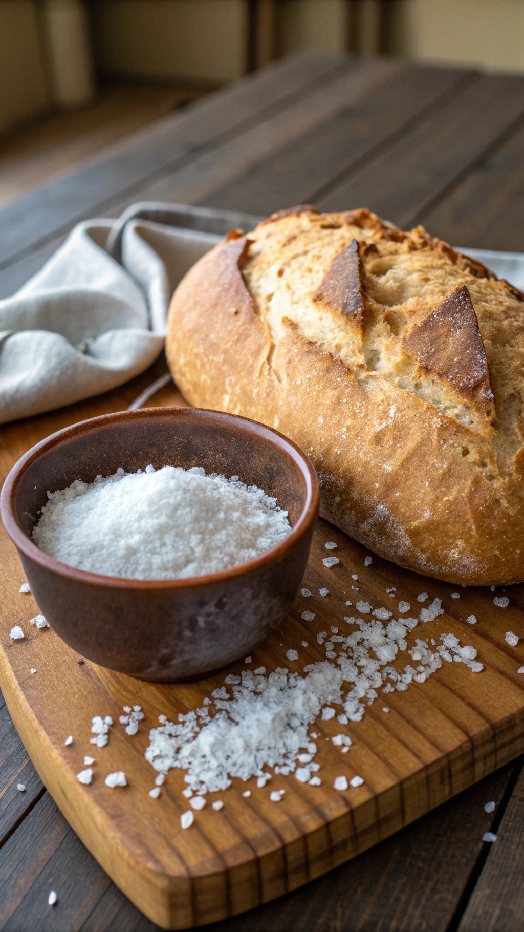 wine bread and salt