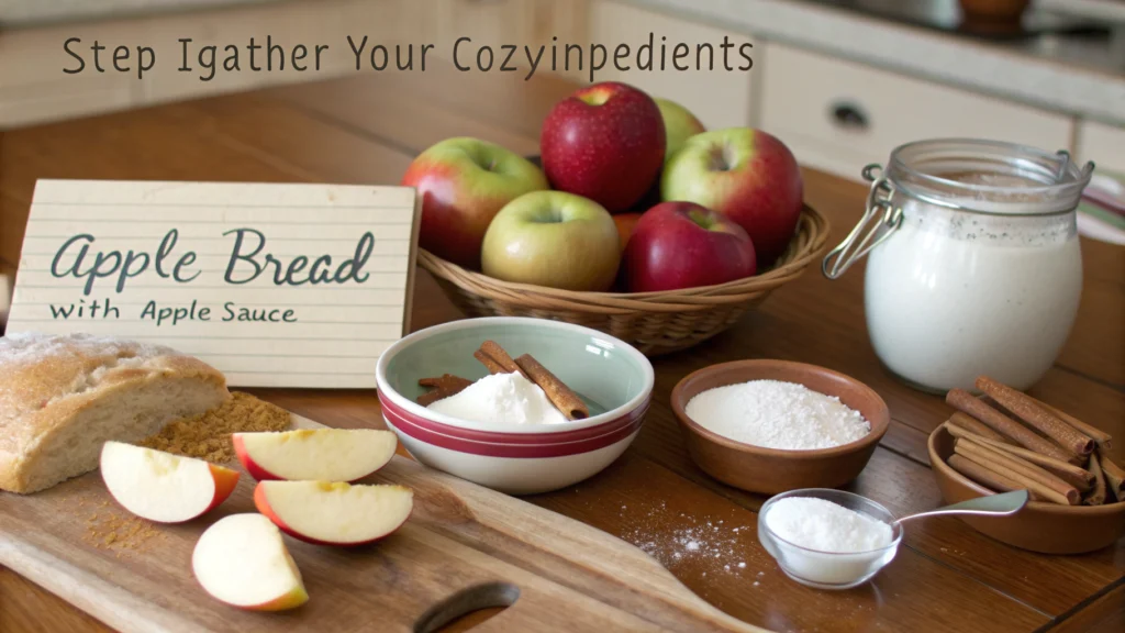 apple bread with applesauce