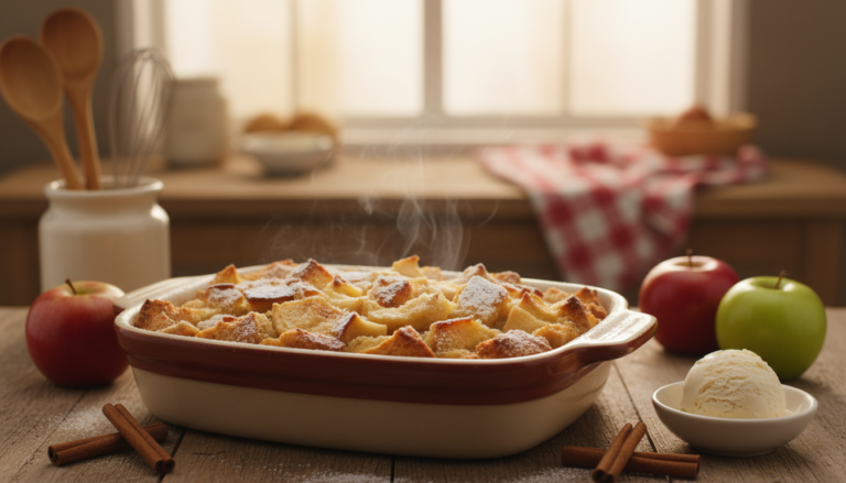 apple bread pudding