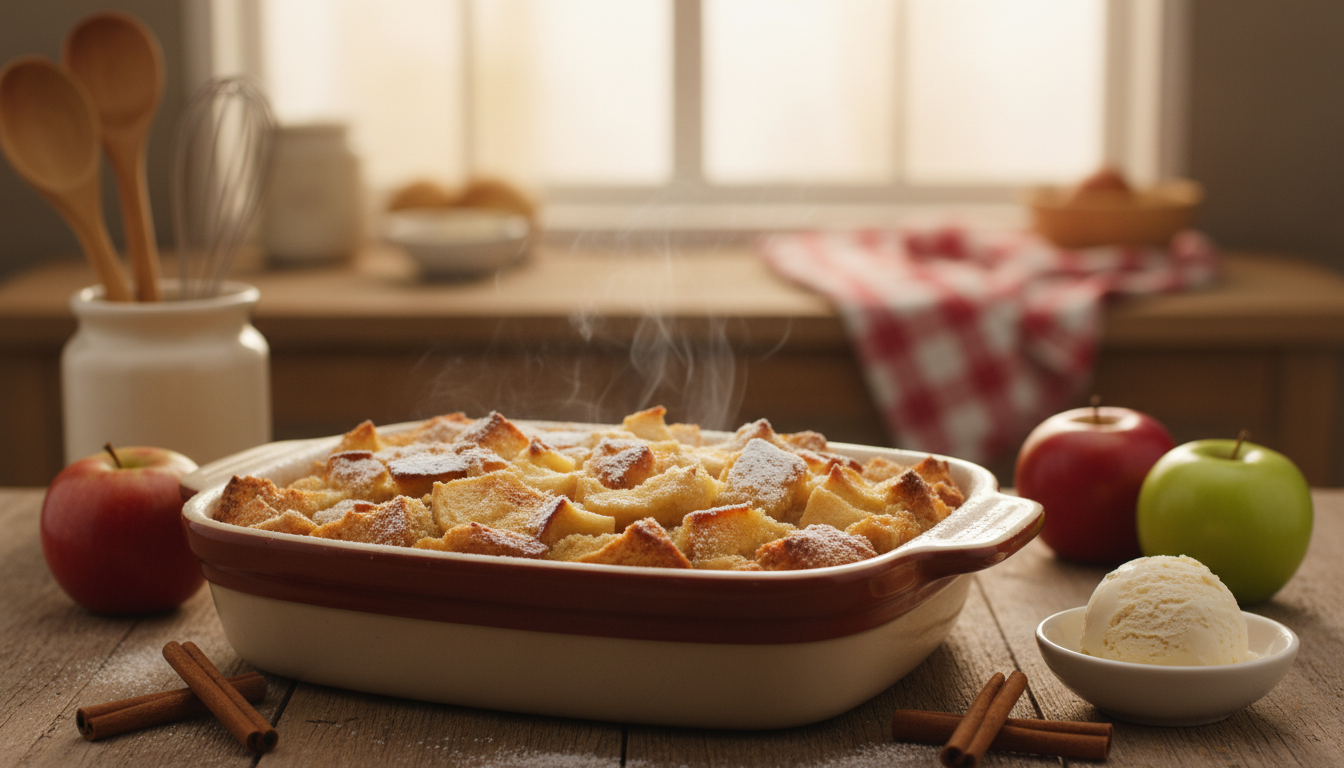 apple bread pudding